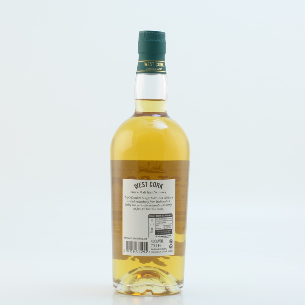 West Cork Single Malt Irish Whiskey 40% 0,7l