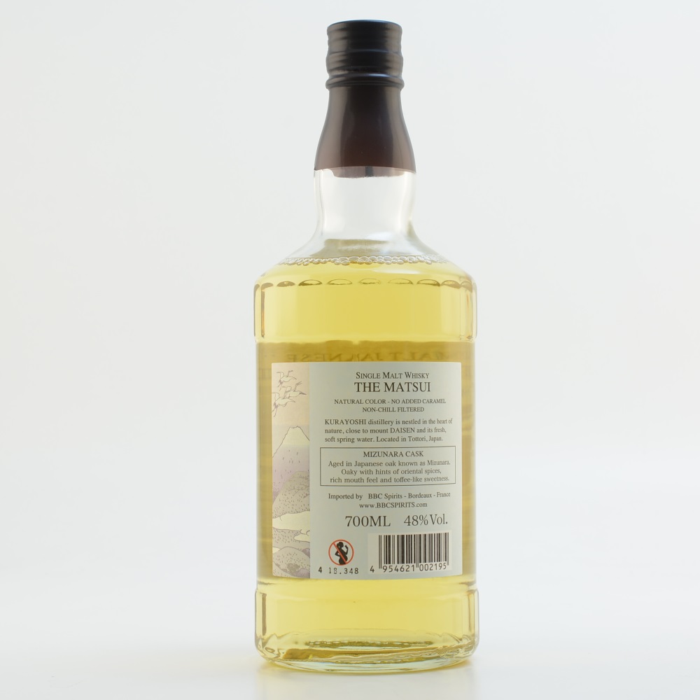 Matsui Single Malt Mizunara Cask Whisky 48% 0,7l