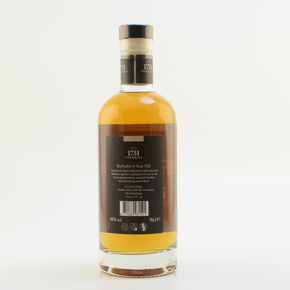 1731 Fine & Rare Barbados 8 Jahre Rum 46% 0,7l