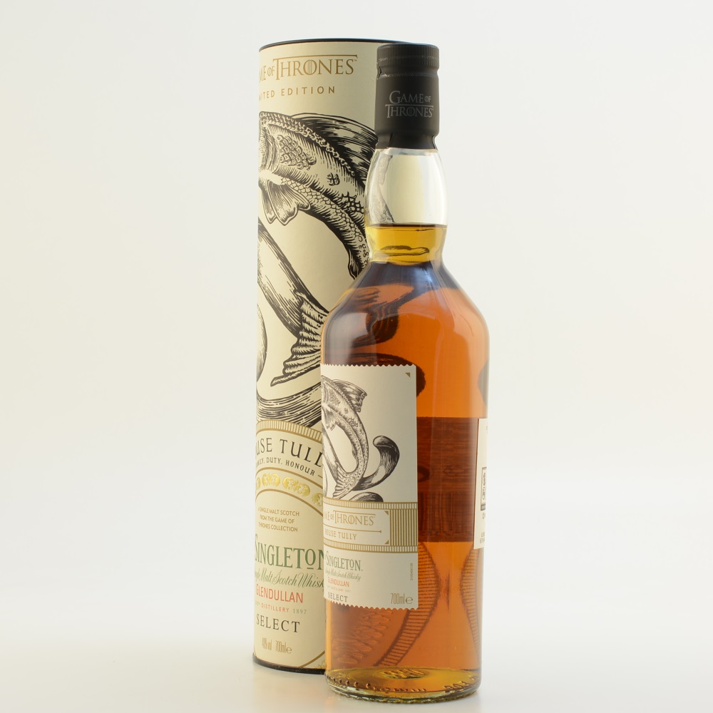 GoT House Tully Whisky Singleton of Glendullan 40% 0,7l