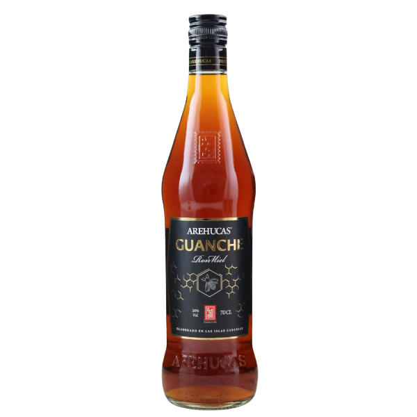 Arehucas Ron Miel Guanche Honig Likör (Rum Basis) 20% 0,7l