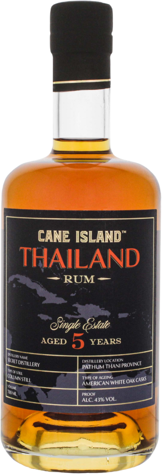 Cane Island Thailand Single Estate Rum 5 Jahre 43% 0,7l