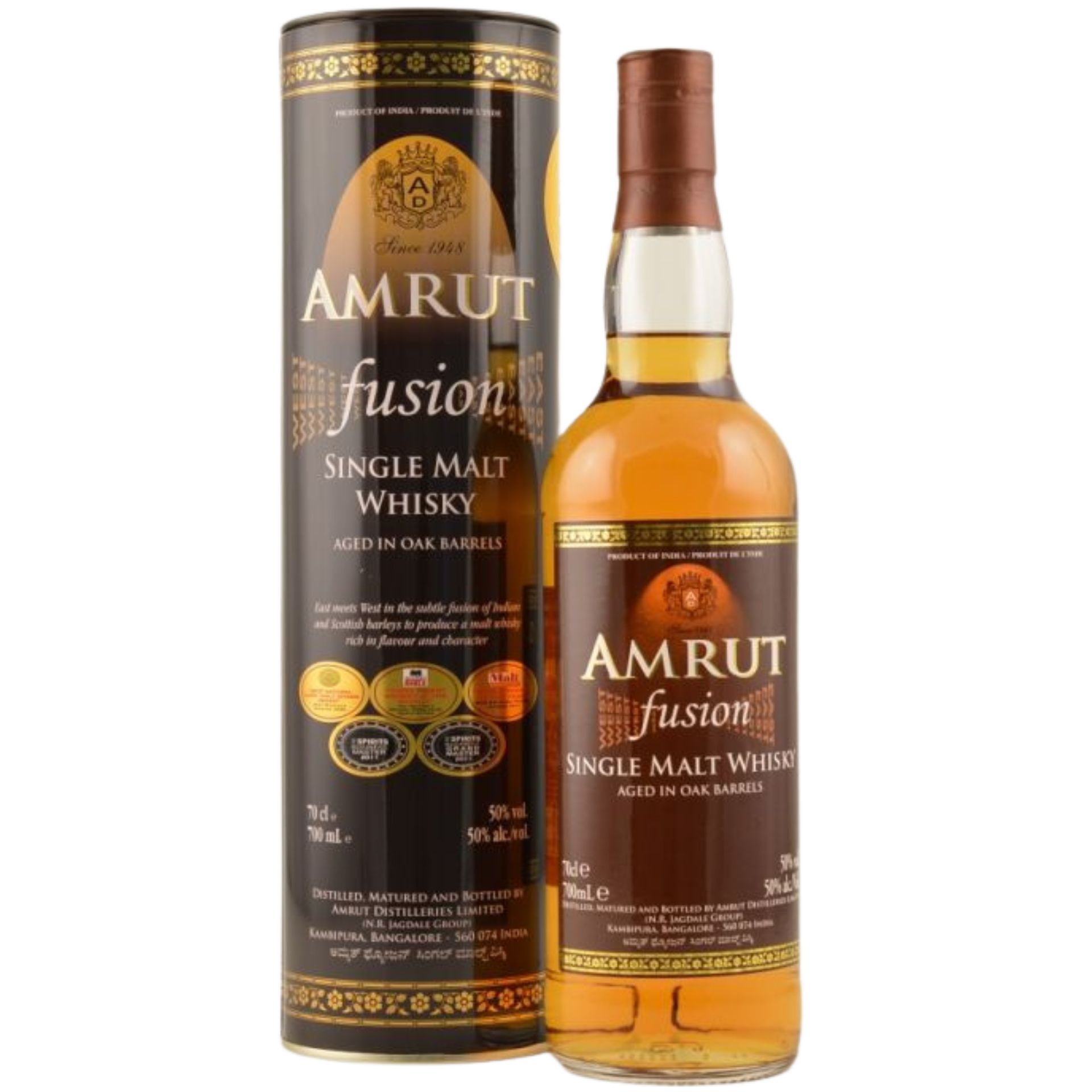 Amrut Fusion Indian Whisky 0,7l 50%