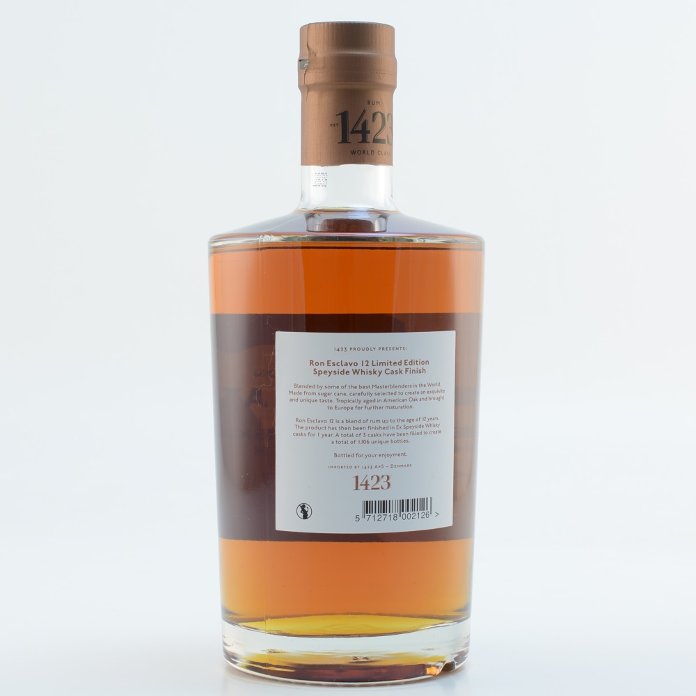 Ron Esclavo 12 Speyside Whisky Cask Finish Limited Edition 46% 0,7l