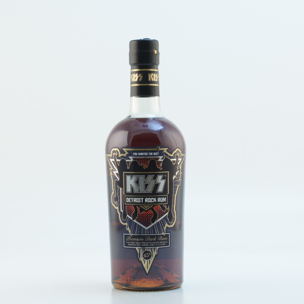 Kiss Detroit Rock Rum 45% 0,7l