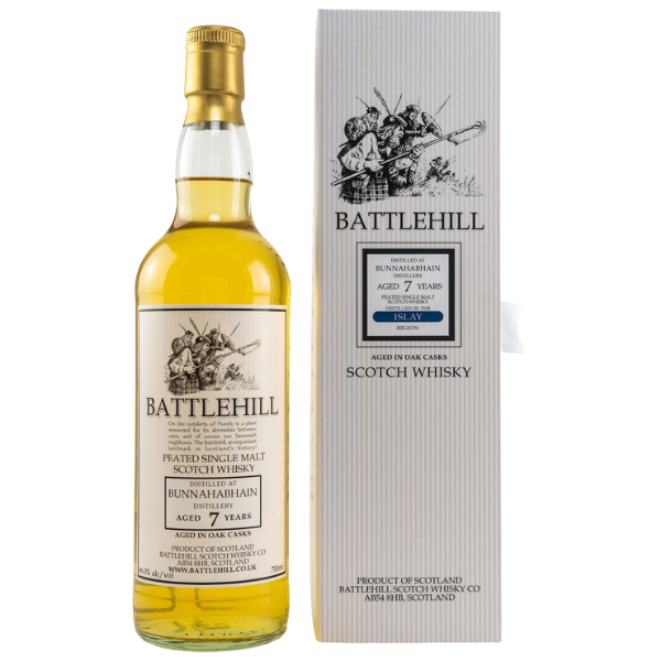 Duncan Taylor Battlehill Bunnahabhain 2014/2021 Peated Single Malt Whisky 46% 0,7l