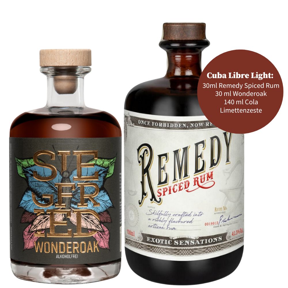 Remedy Spiced (Rum Basis) + Siegfried Wonderoak