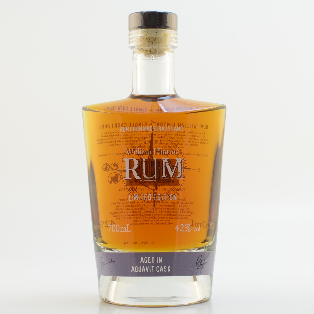 William Hinton Rum da Madeira Aquavit Single Cask Limited 42% 0,7l
