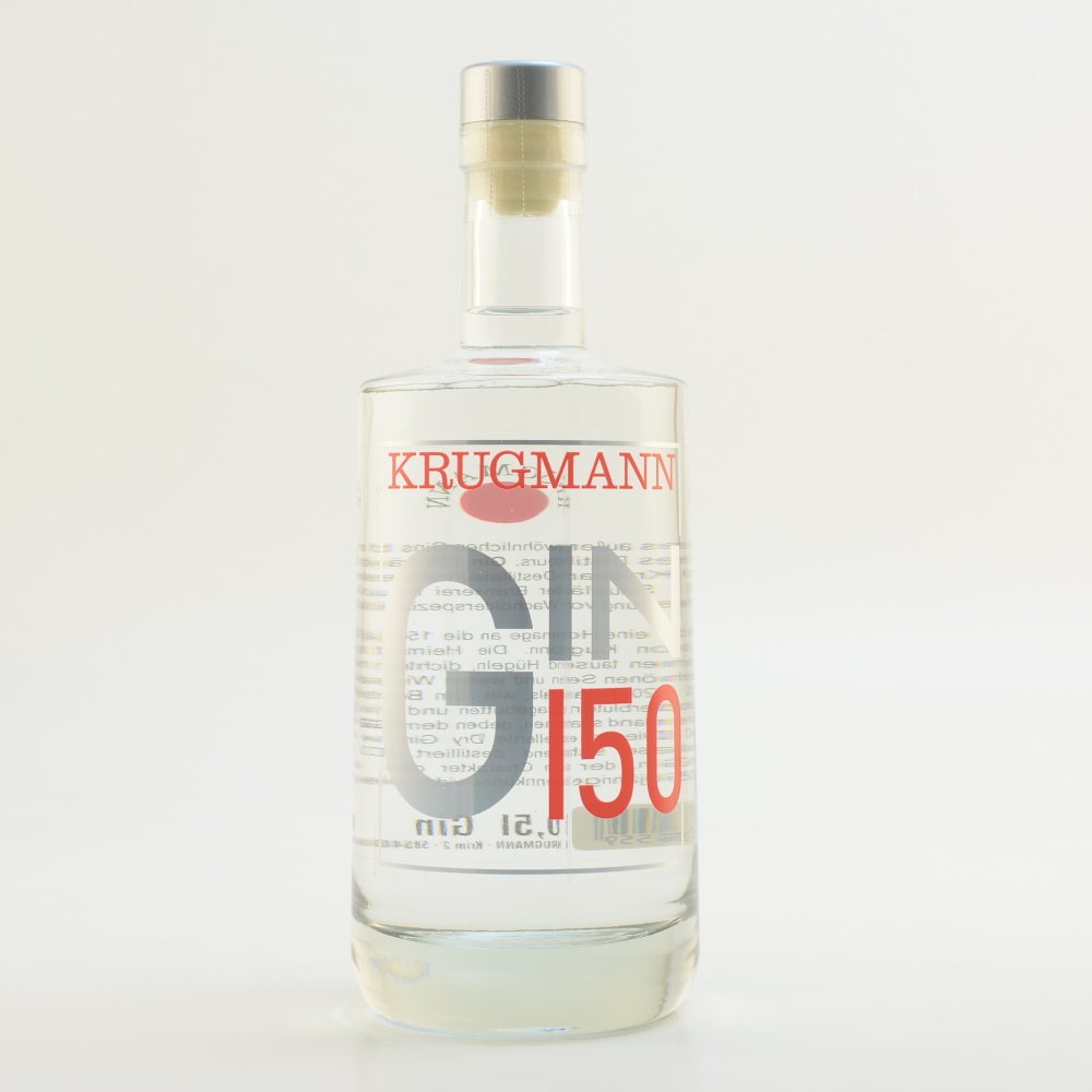 Krugmann 150 Dry Gin 45,6% 0,5l