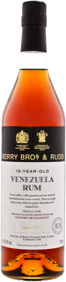 Berry Bros & Rudd Venezuela Rum 12 Jahre Cask Strength 60,6% 0,7l