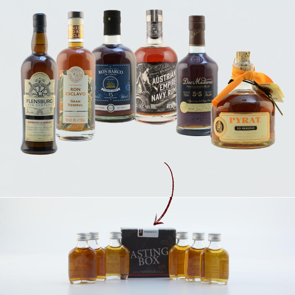 Rum Tasting Set: Einstieg Box Nr. 2 6x0,02l