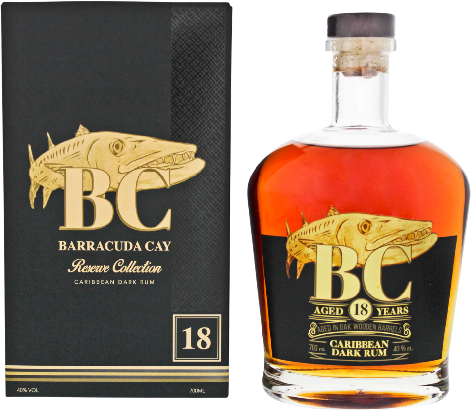 BC Caribbean Dark Rum 18 Jahre 40% 0,7l