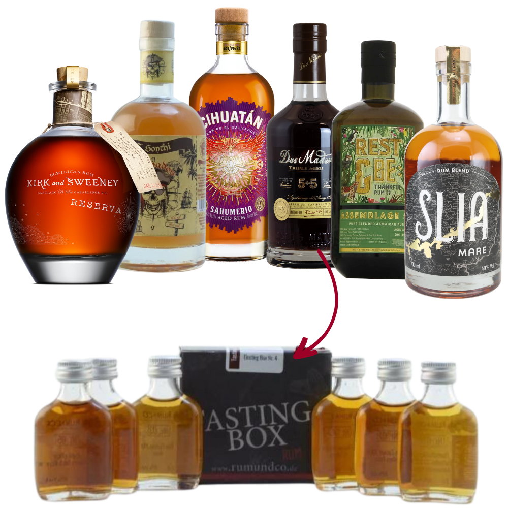 Karibischer Rum Schnack Tasting Set 6x0,02l