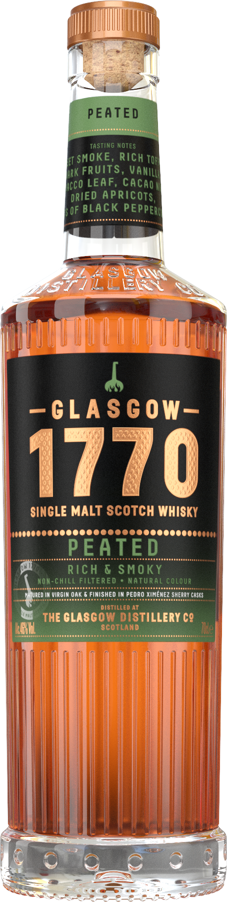 Glasgow 1770 Peated Rich & Smoky 46% 0,7l