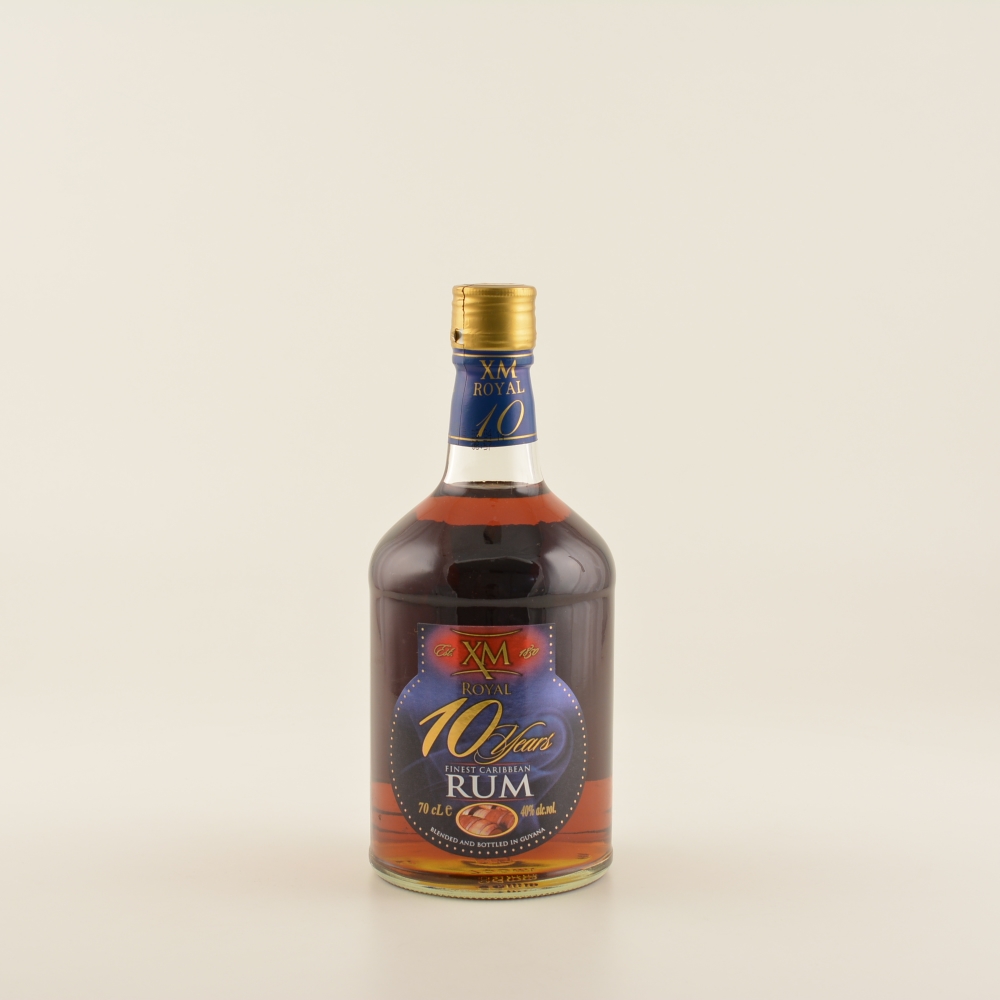 XM 10 Jahre Royal Demerara Rum 40% 0,7l