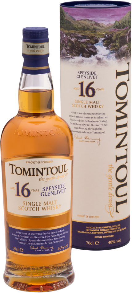 Tomintoul 16 Jahre Speyside Whisky 40% 1,0l