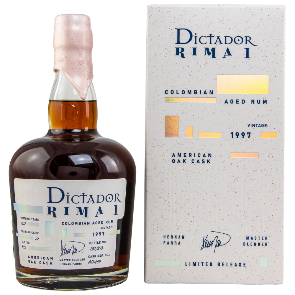 Dictador Rima 25 Jahre Rum 50% 0,7l