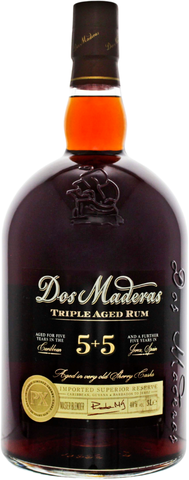 Dos Maderas PX 5+5 Jahre Triple Aged Rum Magnum 40% 3,0l