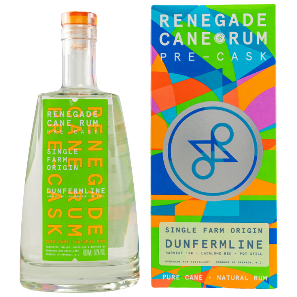 Renegade Pre-Cask Dunfermline 1st Release Pot Still Cane Rum 50% 0,7l