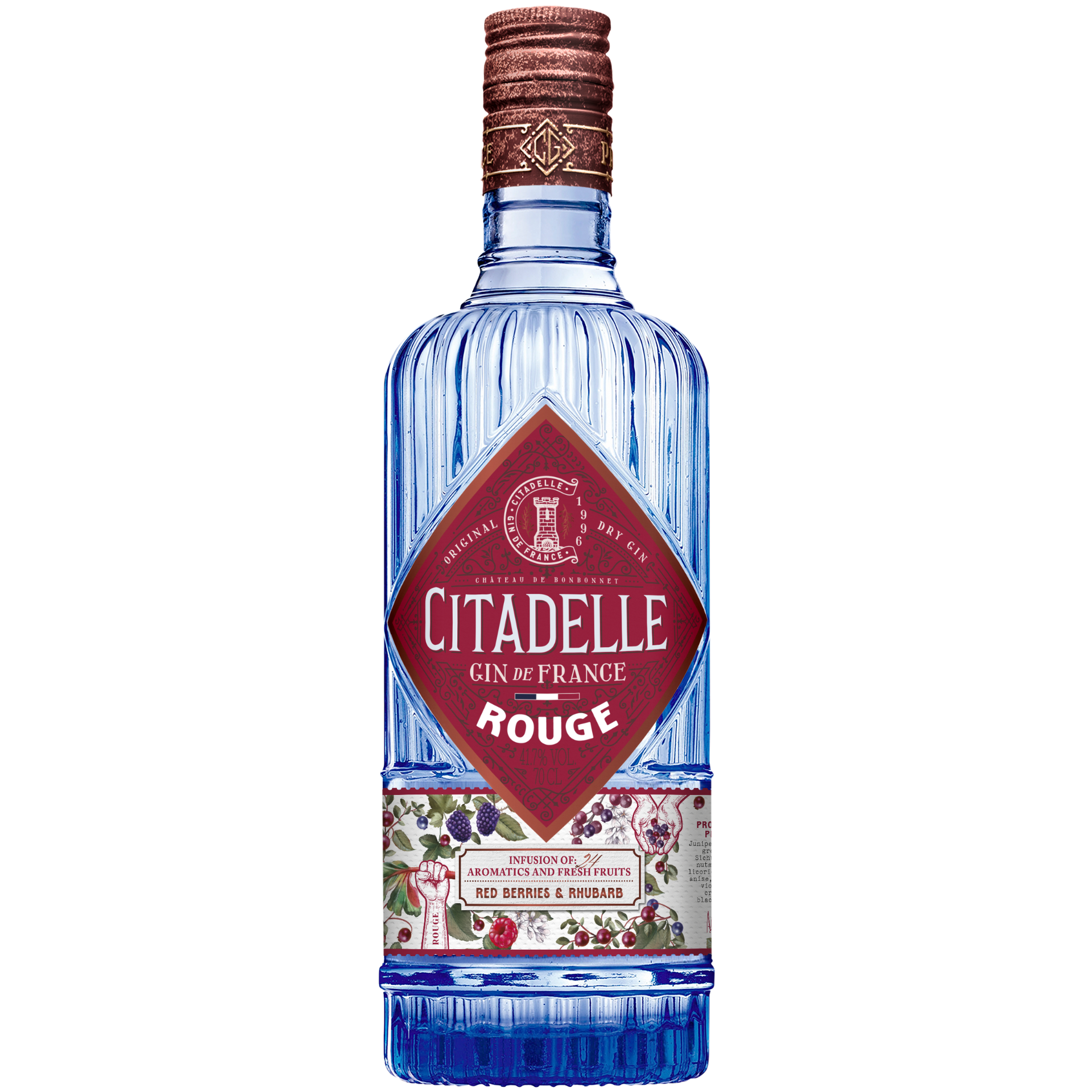 Citadelle Rouge Dry Gin 41,7% 0,7l