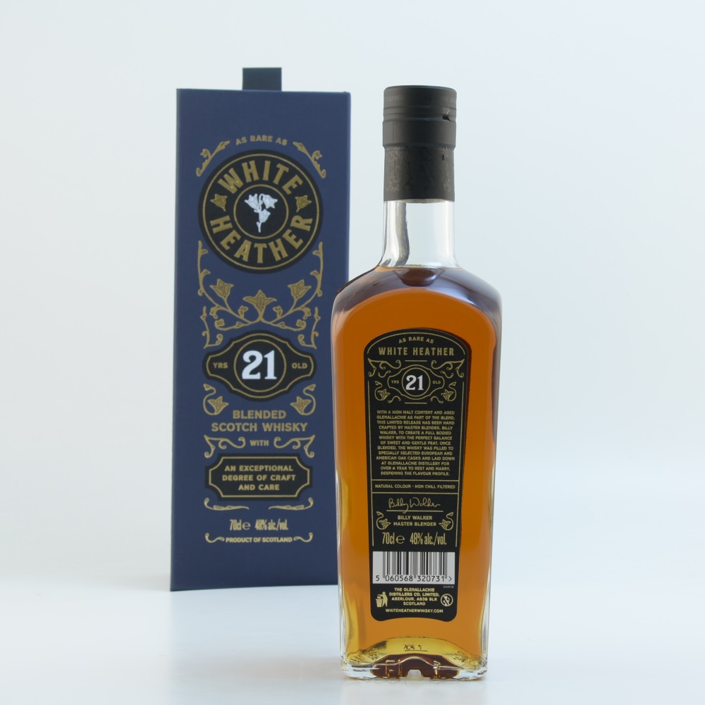 White Heather 21 Jahre Blended Scotch Whisky 48% 0,7l