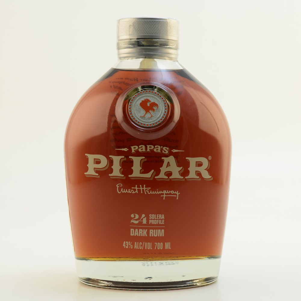 Papa's Pilar Dark Rum 43% 0,7l