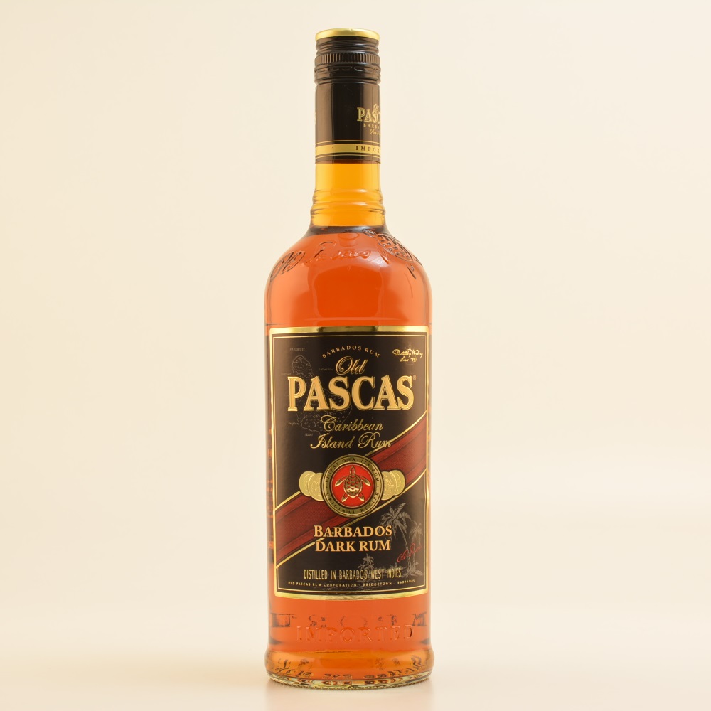 Old Pascas Ron Negro Dark Barbados Rum 37,5% 0,7l