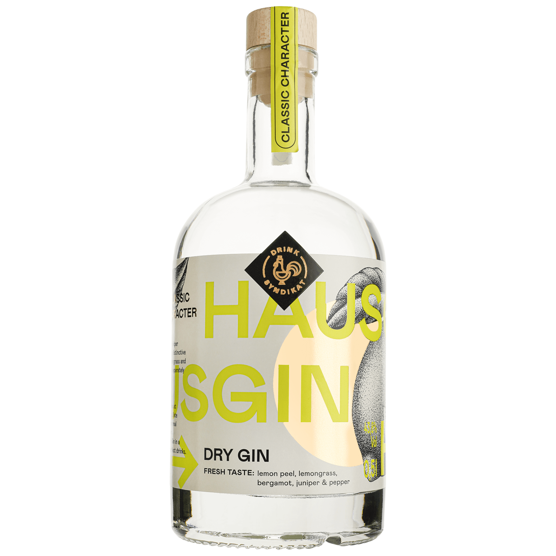 Hausgin Dry Gin 43,8% 0,5l