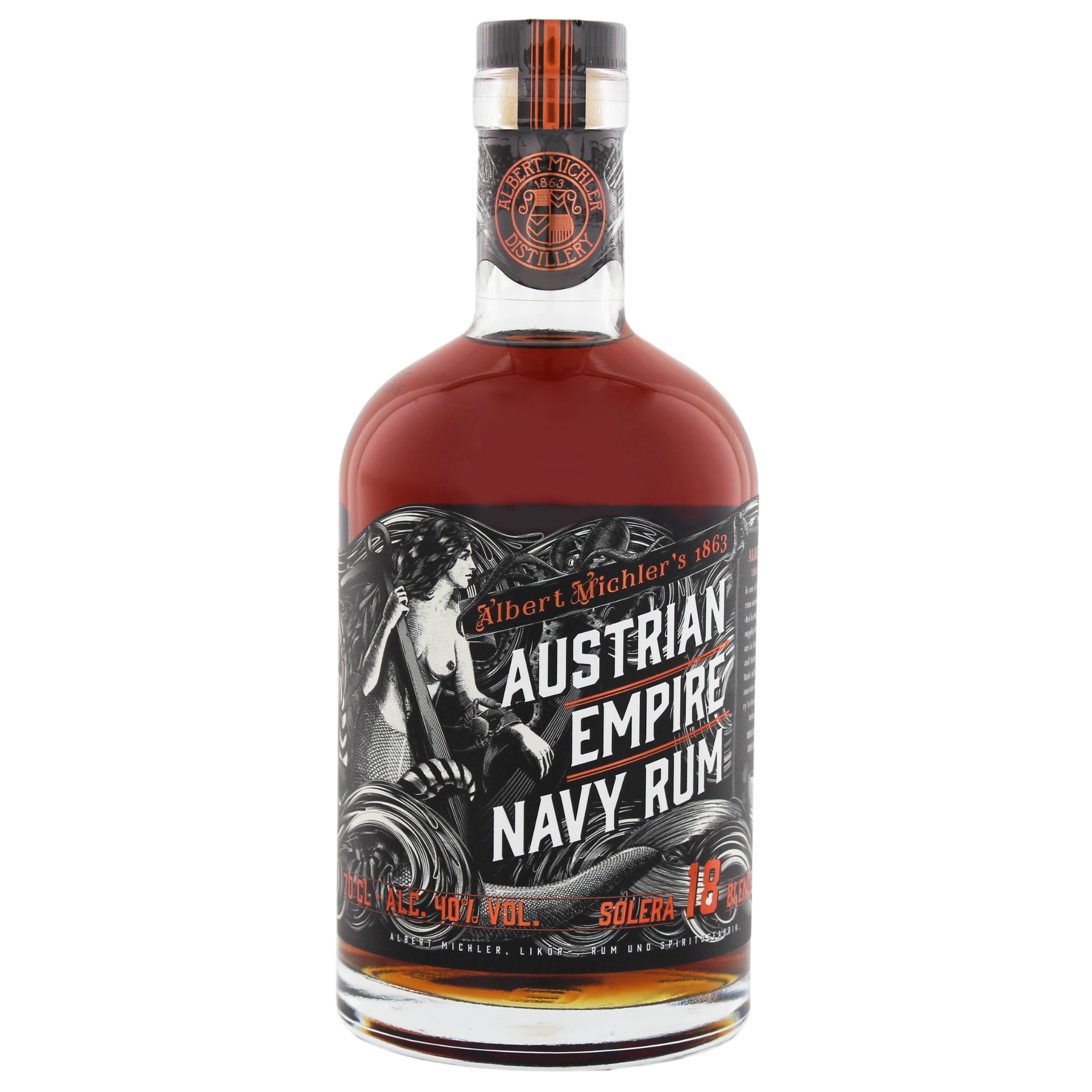 Austrian Empire Navy Rum Solera 18 Jahre 40% 0,7l