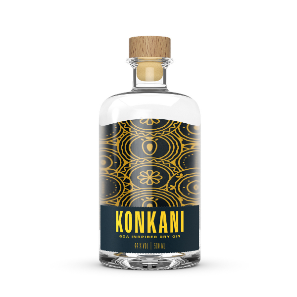 Konkani Goa Inspired Dry Gin 44% 0,5l