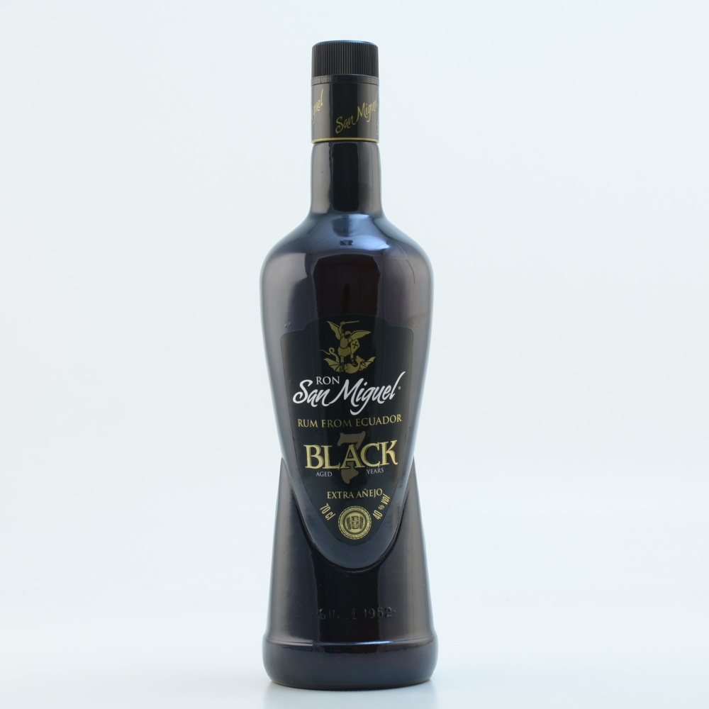 Ron San Miguel Black 7 Extra Añejo Rum 40% 0,7l