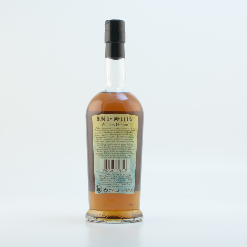 Hinton Madeira Rum 3 Jahre 40% 0,7l