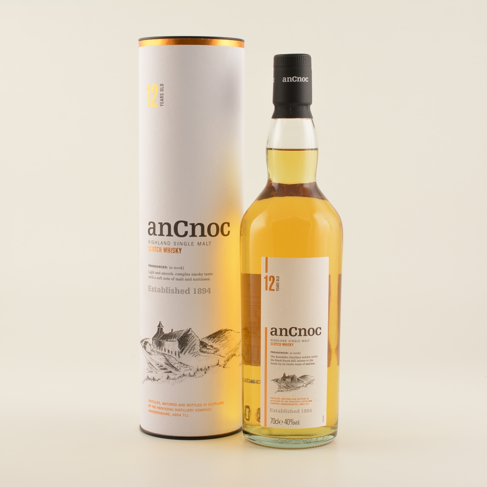 AnCnoc 12 Jahre Highland Whisky 40% 0,7l