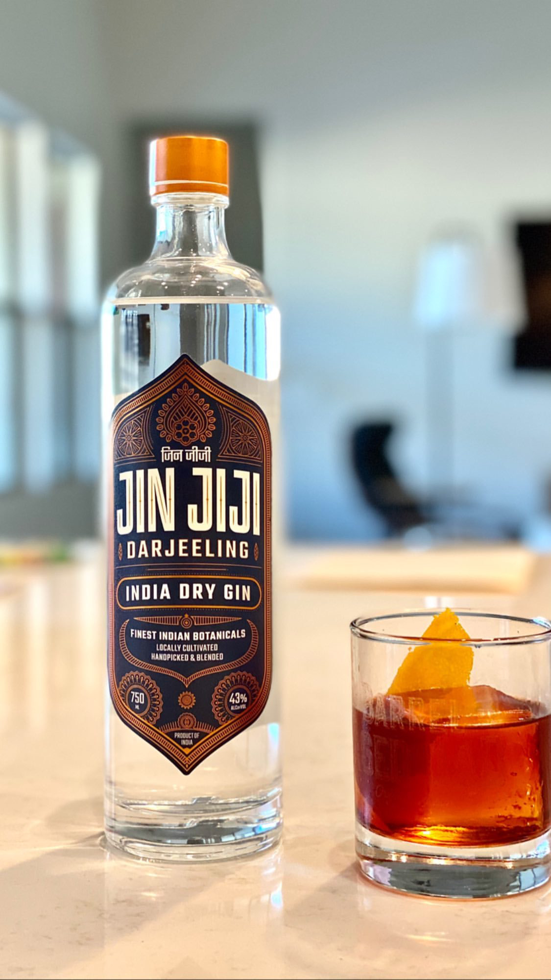 Jin JiJi Darjeeling India Dry Gin 43% 0,7l