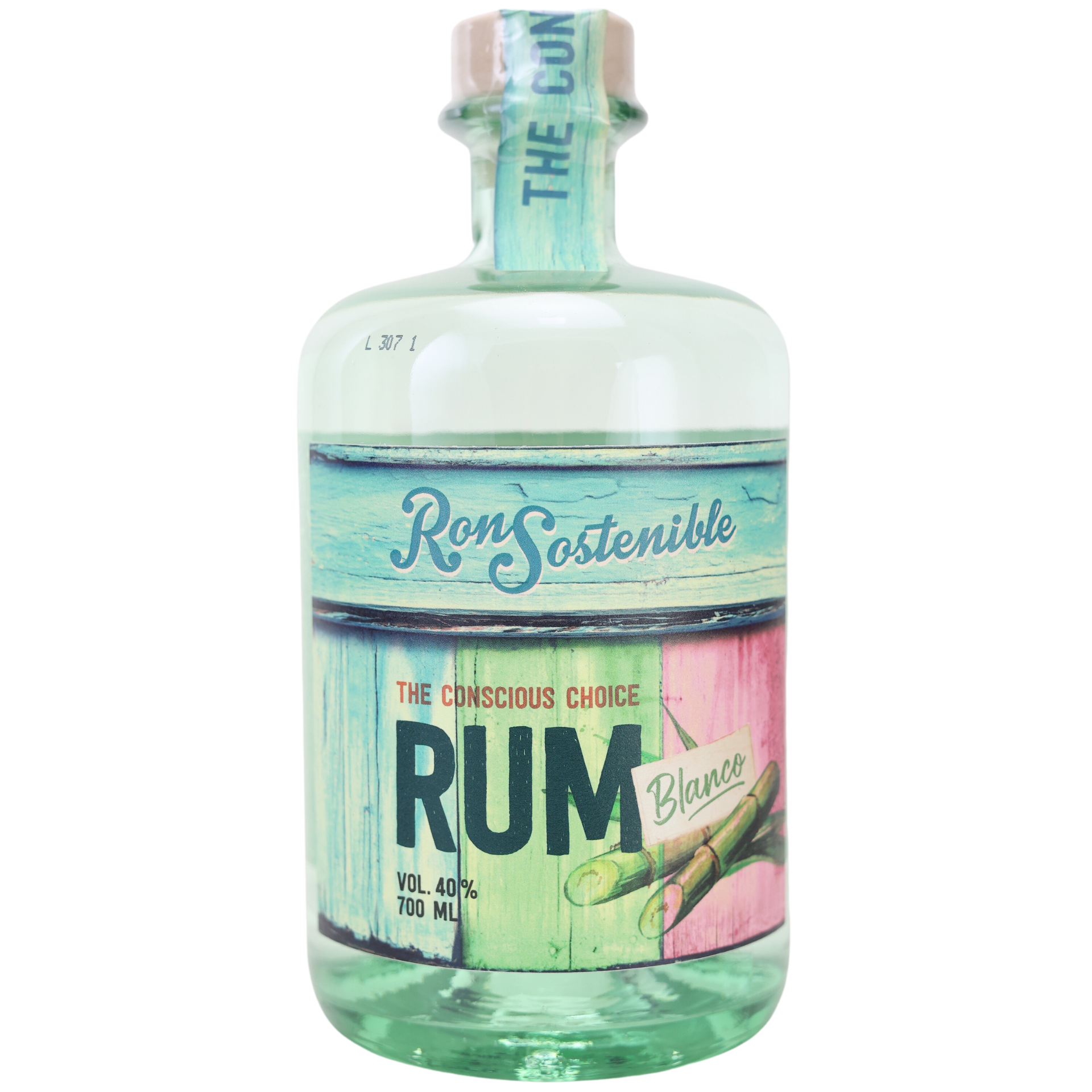 Ron Sostenible Blanco Rum 40% 0,7l