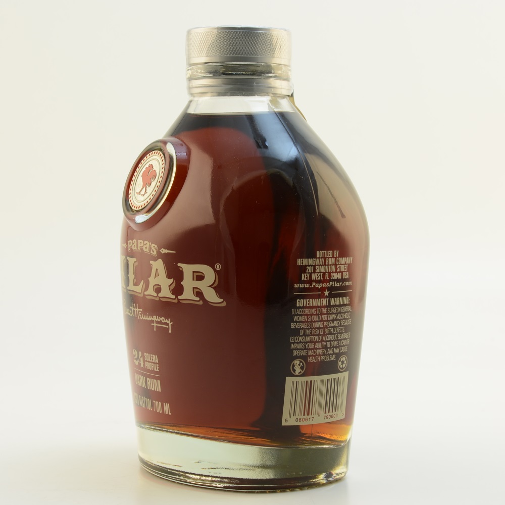 Papa's Pilar Dark Rum 43% 0,7l