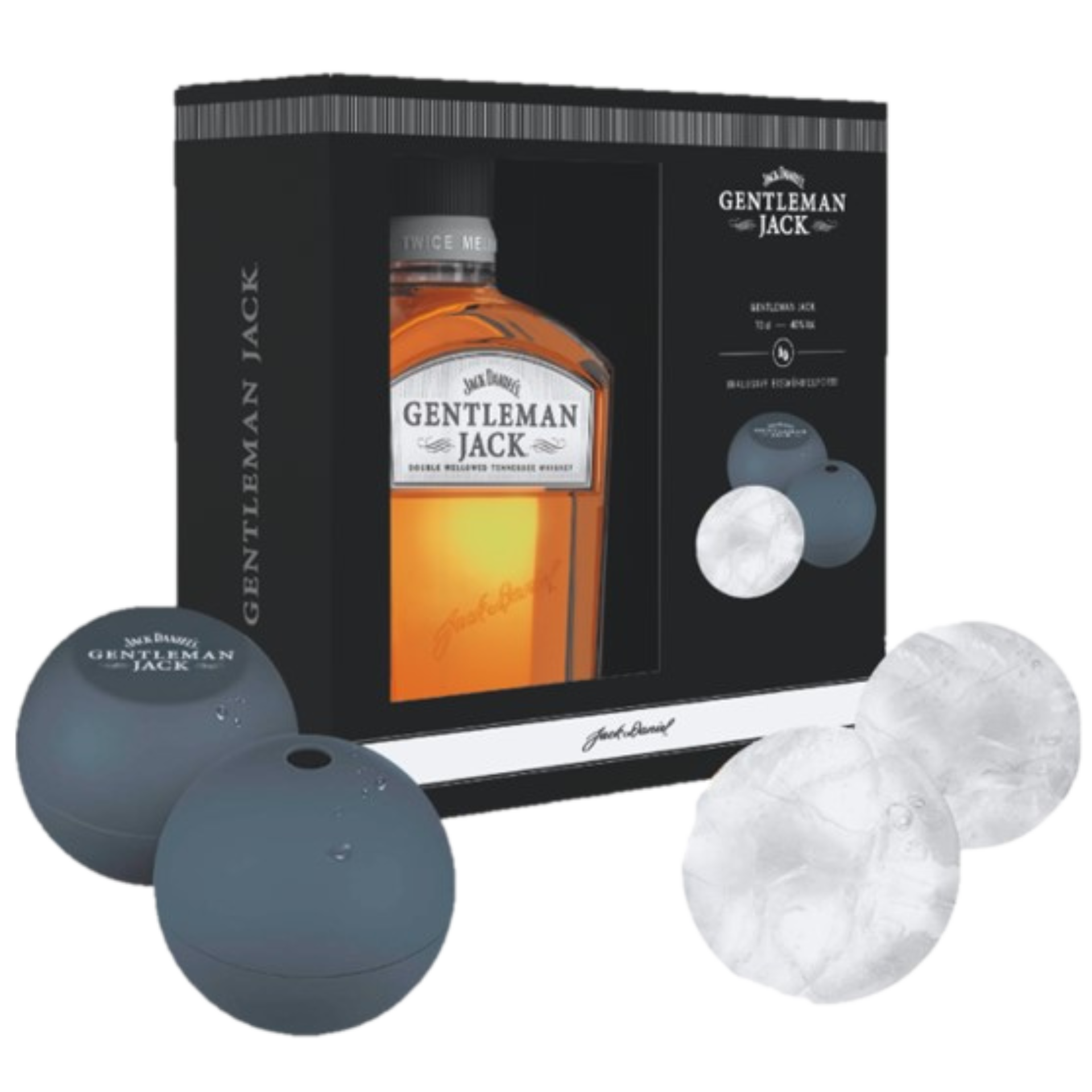 Jack Daniels Gentleman Jack Tennessee Whiskey 40% 0,7l + Eiswürfelform