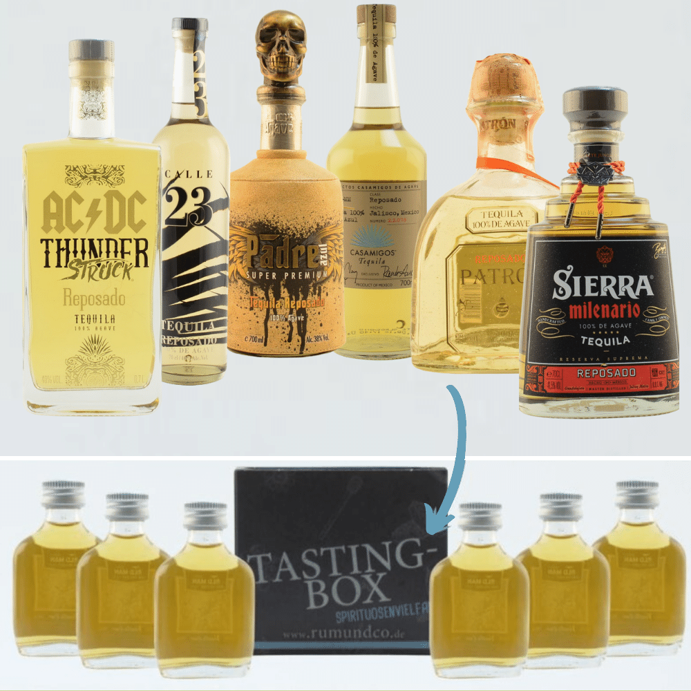 Tequila Tasting Set: Fortschritt Box Nr. 2 6x0,02l