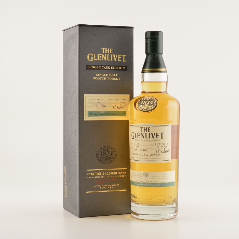 Glenlivet Livet 14 Jahre Single Cask Speyside Whisky 59,4% 0,7l