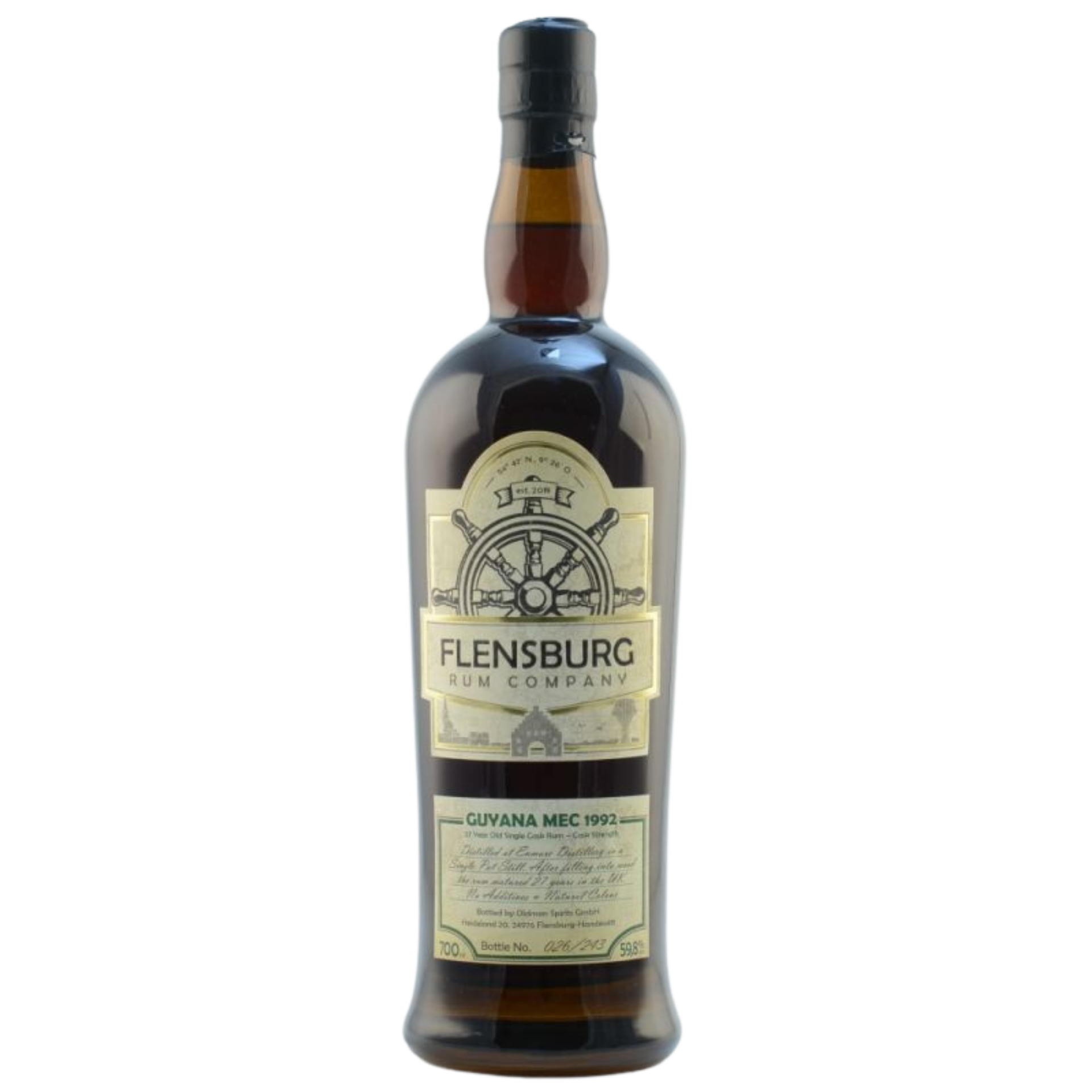 Flensburg Rum Company Guyana MEC 1992 Rum 59,8% 0,7l