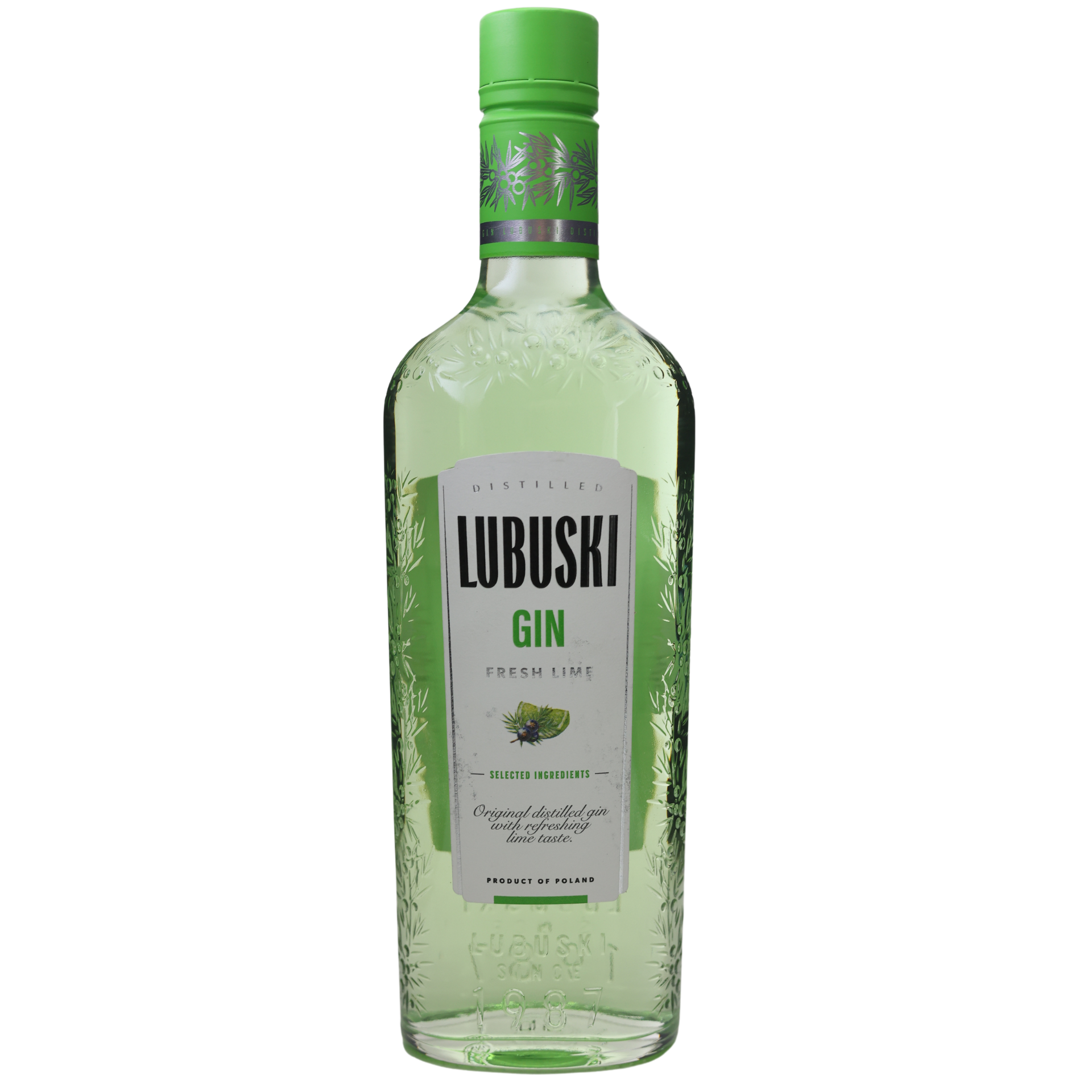 Lubuski Gin Lime 37,5% 0,5l