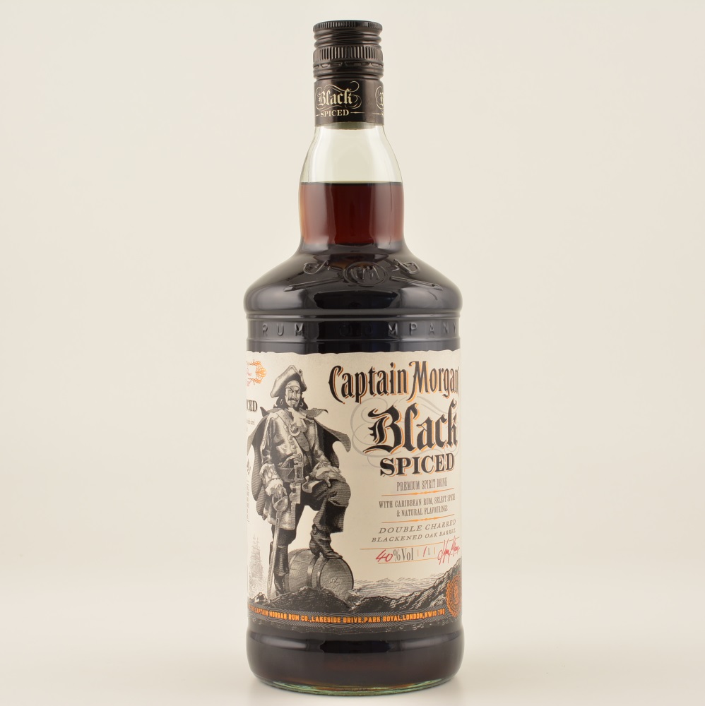 Captain Morgan Black Spiced (Rum-Basis) 40% 1,0l
