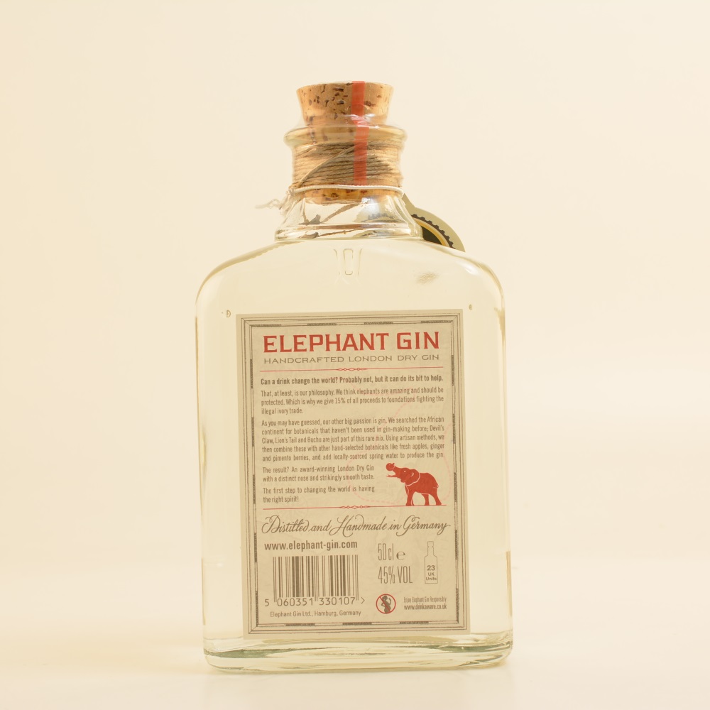 Elephant London Dry Gin 45% 0,5l