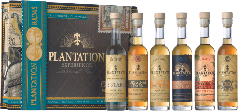 Plantation Experience-Box mit 6 Rums (6x0,1l)