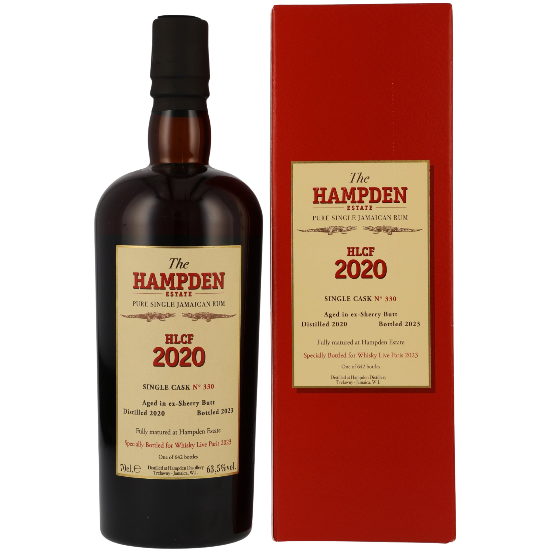 Hampden Estate Pure Single Jamaican HLCF 2020 Sherry Cask Rum 63,5% 0,7l