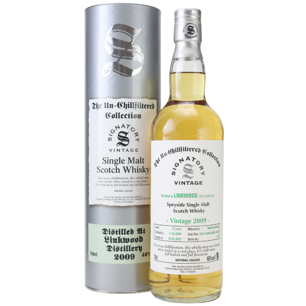 Signatory The Un-Chillfiltered Collection Linkwood 2009/2022 Single Malt Whisky 46% 0,7l