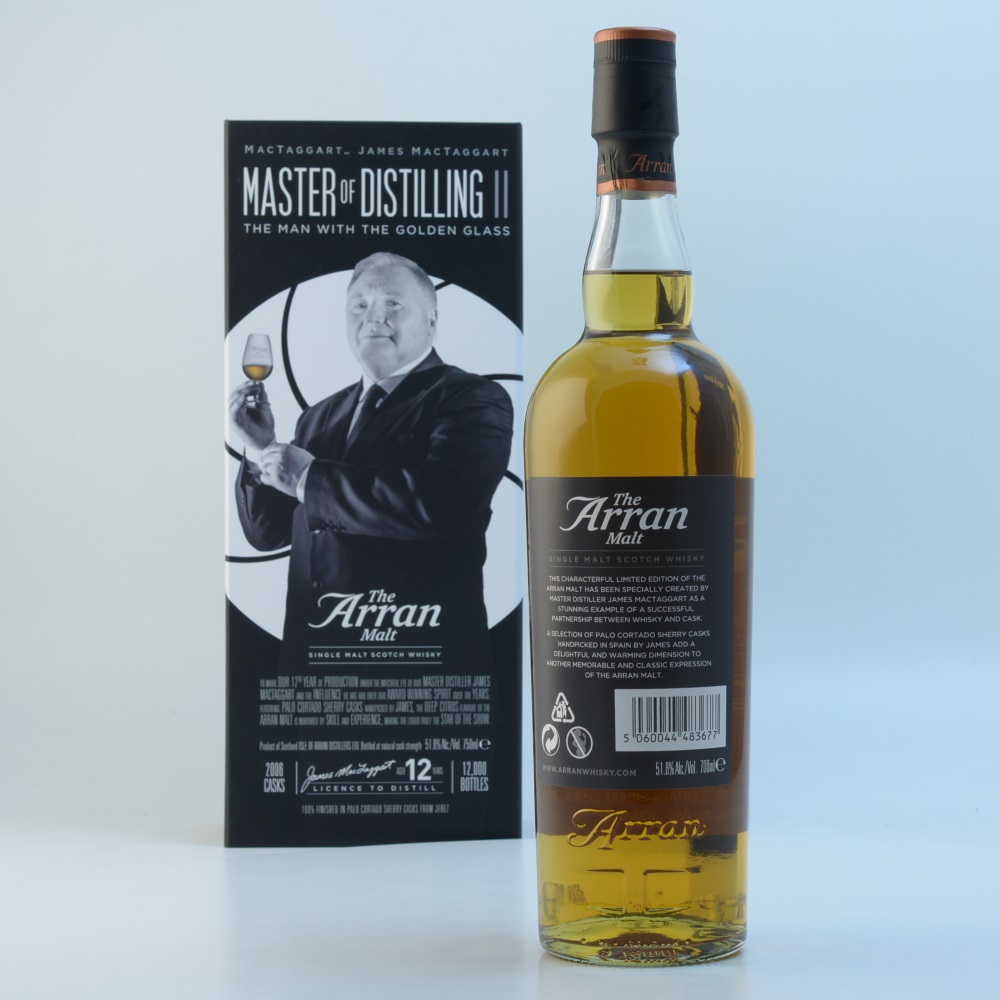 Arran Malt MacTaggart Master of Distilling II Whisky 51,8% 0,7l