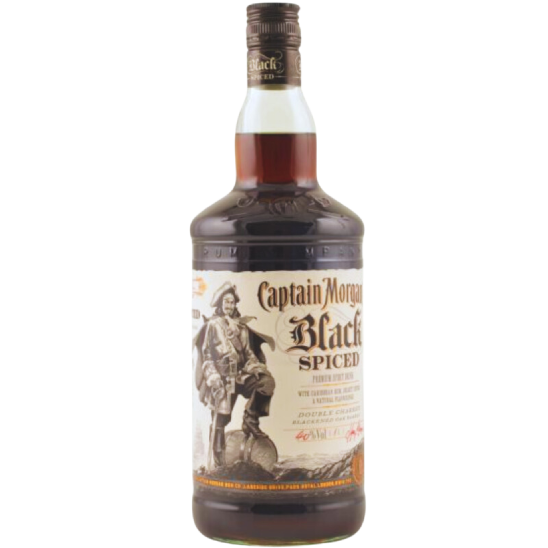Captain Morgan Black Spiced (Rum-Basis) 40% 1,0l