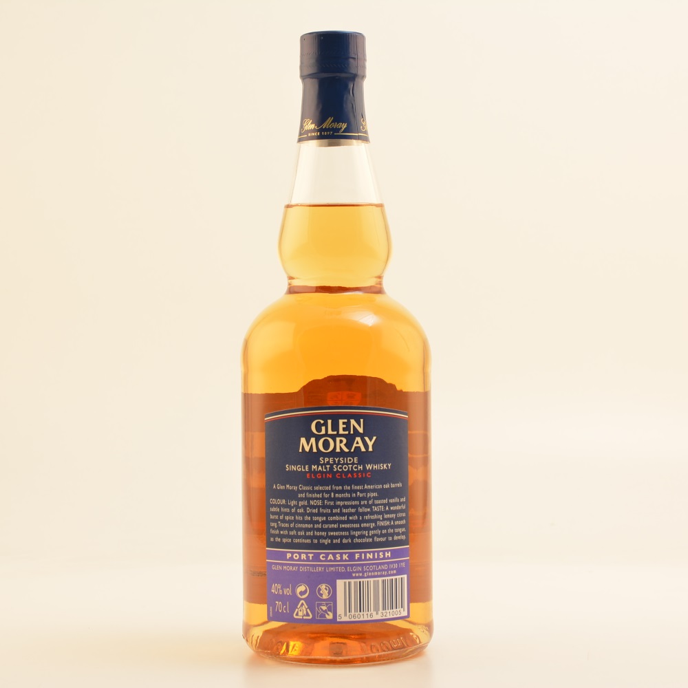 Glen Moray Port Cask Speyside Whisky 40% 0,7l