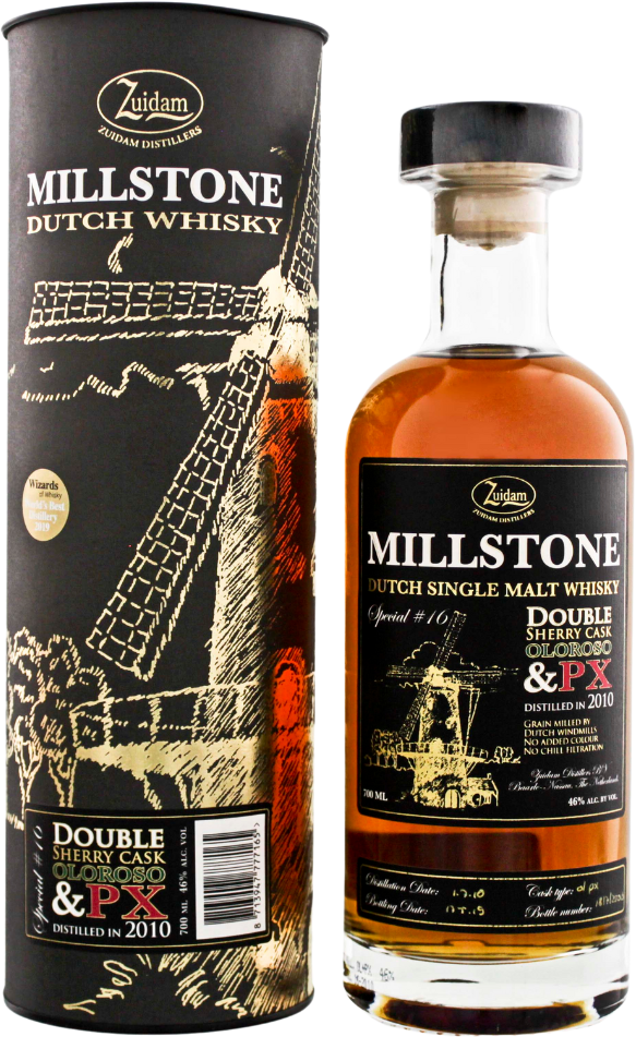 Zuidam Millstone Single Malt Whisky Oloroso & PX Sherry Cask 2010/2019 46% 0,7l